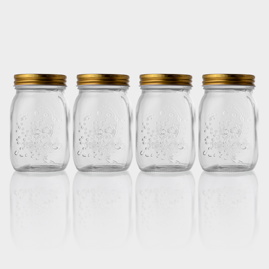 4x 500ml Glazen